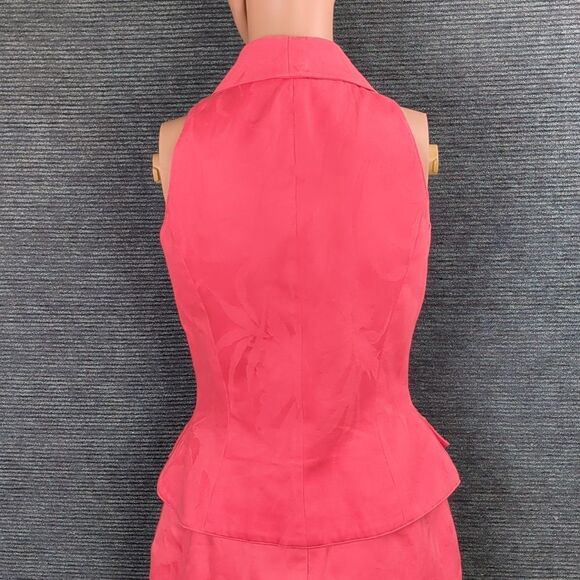 Caché Gold Label Vintage Two Piece Outfit Vest & Skirt - Picture 9 of 16